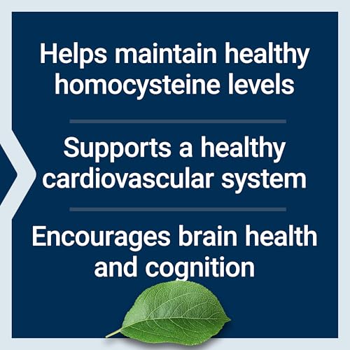 Life Extension Homocysteine Resist - For Heart & Brain, Cognitive Health Support Supplement â€“ Vitamin B2, B6 & B12 + Folate - Once-Daily, Non-GMO, Gluten-Free - 60 Vegetarian Capsules