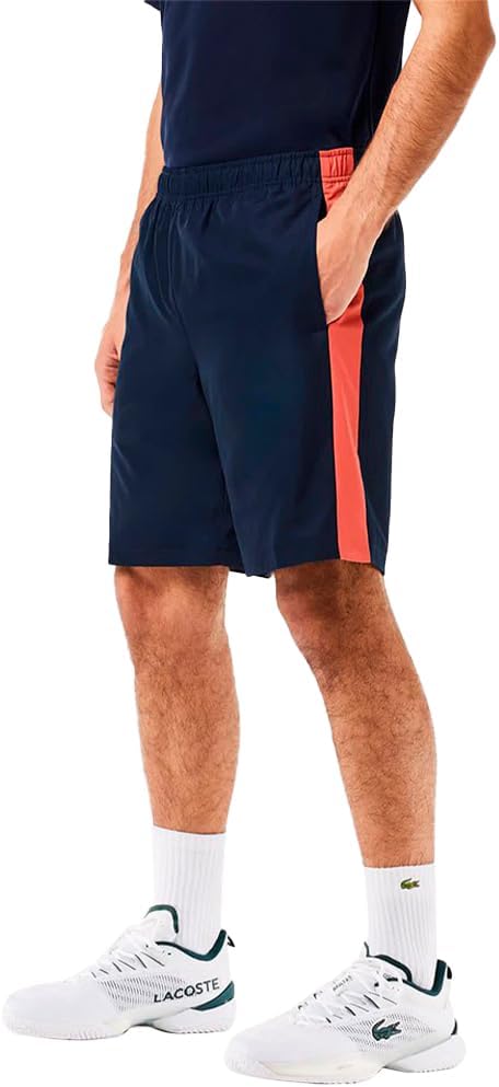 Mens Shorts Boxer Shorts (pack of 1) - Navy Blue/Hydro Sierra Red