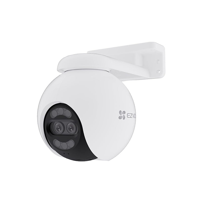 EZVIZ 4K WLAN IP PT Camera, Outdoor Camera with AI Person Detection, Active Defense, 30 Metre Colour Night Vision and Double Lens, H80x