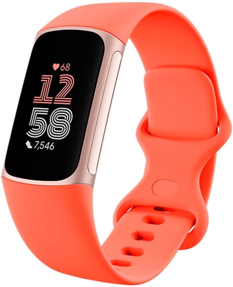 Fitbit Google Charge 6 Activity Tracker Includes a 6 Month Premium Membership, 7 Days Battery Life, Google Wallet and Google Maps, Obsidian/Aluminium Black