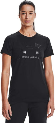 Womens Women's UA Rival Logo Short Sleeve T-shirt (pack of 1) - Black / / Black