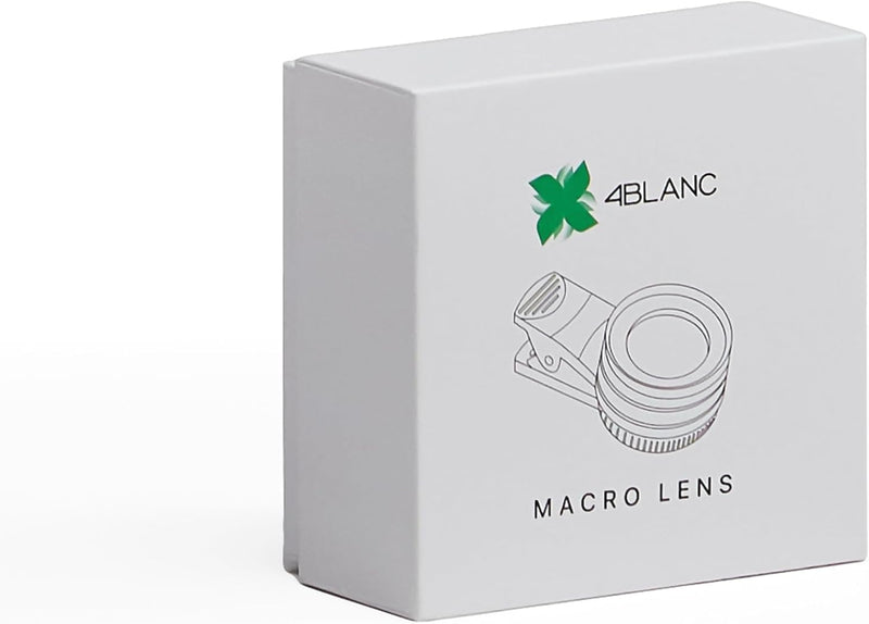 4BLANC External Macro Lens Kit with Mount for Any Smartphone