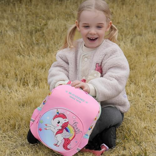 BananaHome Toddler Backpack Kids Cute Cartoon Schoolbag Lightweight Bookbags Daypack School Backpack with Adujustable Strap Small Preschool Daycare Bag for 3-6 years old Girls Boys Gifts
