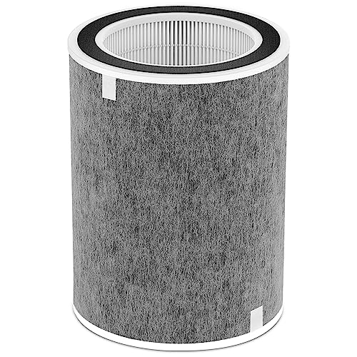 Doifyn HP200 Series Replacement Filter Compatible with Shark HP201 HP202 & HC502 Air Purifier MAX,Three-level Filtration System Cleans up to 99.98% of Particles,Compare to Part #HE2FKBAS, HE2FKBASMB
