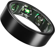 Gabit Smart Ring 7+ Day Battery, Calorie Counter Sleep, Fitness, Nutrition, Stress Track Steps, VO2 Max, Recovery Buy Sizing Kit First Smart Ring for Men & Women Titanium, Matte Black 10 - 6 Matte Black