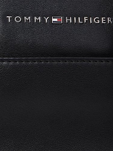 Tommy Hilfiger Men TH City Mini Reporter Shoulder Bag Small, Black (Black), One Size