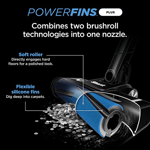 Shark IZ562H Pro Cordless Vacuum with Clean Sense IQ and Odor Neutralizer, PowerFins Plus Brushroll, Includes Duster Crevice Tool & Pet Multi Tool, Up to 40 Minute Runtime, Light Blue