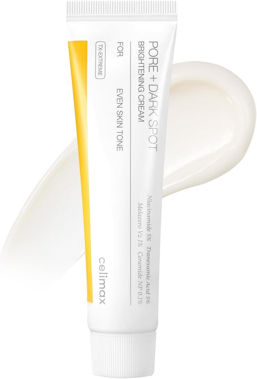 Pore+Dark Spot Brightening Cream with Niacinamide, Tranexamic Acid, TXA Cream, Pore Minimizer, Non-Irritating, Hydrating, For Sensitive Skin, 35ml