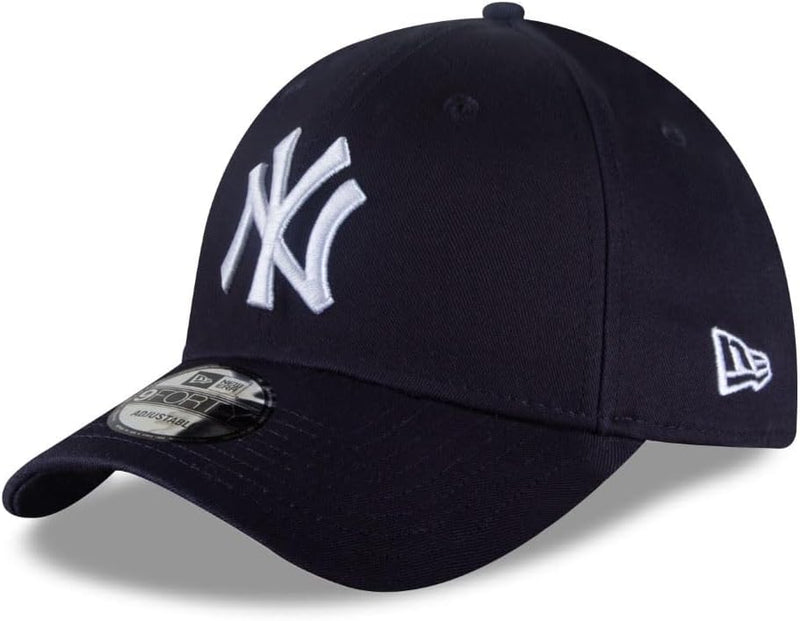 New York Yankees MLB League Essential Soft Grass 9Forty Adjustable Cap - One Size Navy/Optic White