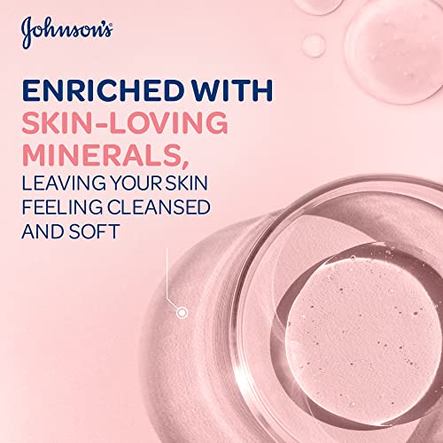 Johnson & Johnson Micellar Wipes Refreshing with Skin-Loving Minerals, Pack of 2x25 Wipes, Suitable_for Normal Skin Types, Gentle Makeup Remover Wipes, Hydrates and Cleanses, Safe_for Sensitive Eyes