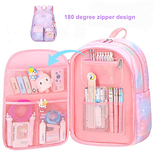 Youngsing Girls Backpack,Backpacks for Girls,Kids Backpack with Elementary School Bag