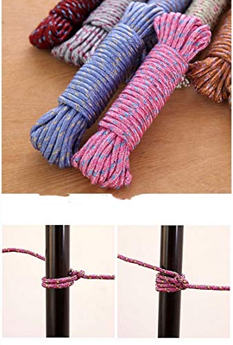 Nylon Rope Clothesline Sturdy Hanging Line Drying Clothes Cord (10m)
