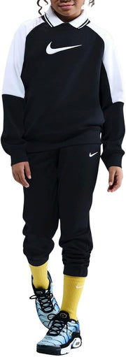 Unisex Kids Sportswear Dri-FIT Pack Crew SET (pack of 1) - BLACK/WHITE/BLACK/(WHITE)