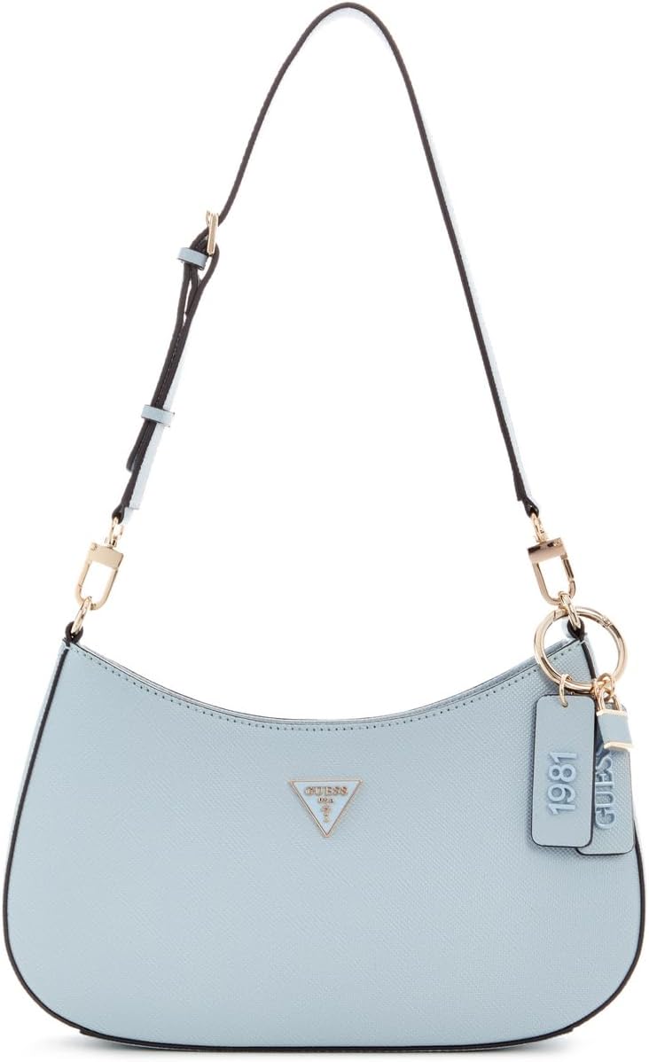 Womens Noelle Top Zip Shoulder Bag Handbag - Military/Black