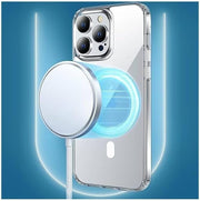 Portal AE Clear Magnetic Case For Iphone 12 Pro, Compatible With Wireless Charging, Shockproof Case 8 15 Cm (Transparent)