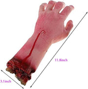 1 Pairs Fake Human Arm Hands Bloody Dead Body Parts Haunted House Halloween Decorations