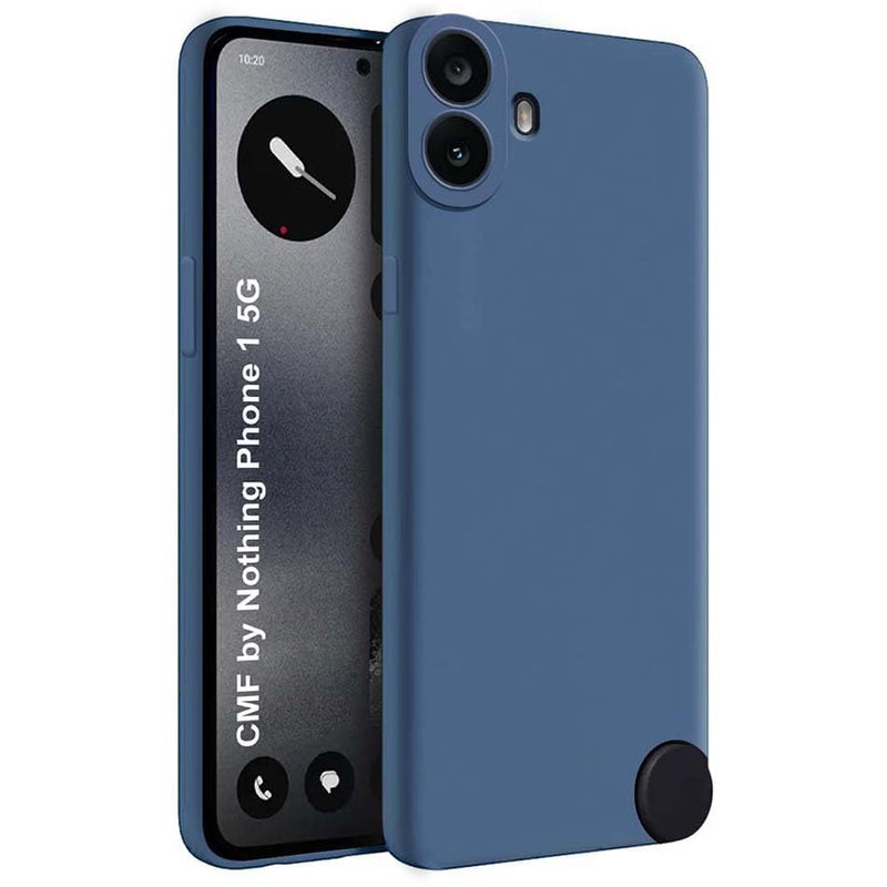Case for Nothing CMF Phone 1 Cover, Matte Surface Soft Cases [Ultra Thin] [Scratch-Resistant] TPU Protective Case Soft Mobile Phone Case for Nothing CMF Phone 1 (Blue)