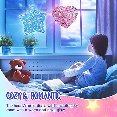 SYOSI 3D String Art Kit for Kids, Craft Kits for Kids Age 7-12 Gifts for 7-12 Year Olds Girls Arts and Crafts for Kids Age 7 8 9 10 11 12 Toys for 7 8 9 10 11 12 Year Old Girls DIY Lantern Toys