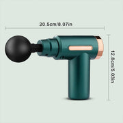 Massage Gun Deep Tissue Muscle Mini Massager for Pain Relief, Super Quiet Handheld Electric Muscle Massager with 5 Modes, 1800mAh Battery & Rechargeable, Random Color
