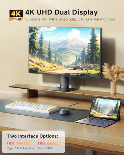 CHUWI 2025 Hi10 X1 Windows 11 Tablet 10.1'', Intel N150(Up to 3.6GHz), 8GB LPDDR5 256GB SSD, Windows Tablet PC, 8MP? Cameras, WiFi 6, BT 5.2, HDMI, USB 3.2, Type C, Full HD, with Case