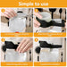 4Pcs Snack Clips That Pour Plastic Reusable Bag Clips with Pour Spouts Kitchen Chip Bag Clips Food Storage Cap Sealing Clip for Snack, Cereal, Nuts,Kitchen Bag(Black)