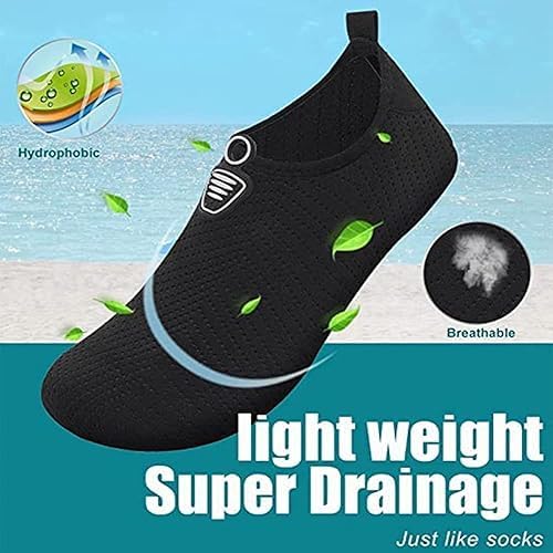 URbazaar Water Shoes for Men Women, Beach Shoes, Swimming Aqua Socks, Barefoot Quick-Dry Non-Slip Swimming Shoes, Aqua Socks for Swim Yoga Surfing Pool
