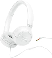 JBL Tune 520C USB-C Wired Headphones Hi-Res Audio, Pure Bass Sound, 3-Button Remote, Padded On-Ear Design Purple - JBL TUNE 530 White