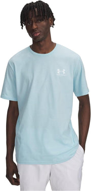 Mens CORE GRAPHICS Top - Short sleeve (pack of 1) - Stream / / White