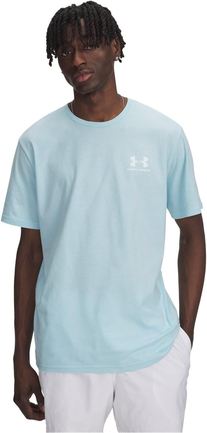 Mens CORE GRAPHICS Top - Short sleeve (pack of 1) - Stream / / White