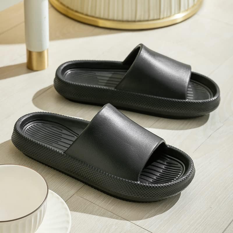 AioTio Women's Slippers Non-slip Household, Home Slippers for Men,Bath Couple Thick Sole Slippers, Summer Simple Style