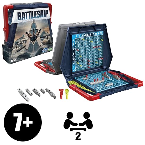 Battleship Classic Board Game for 2 Players, Ages 7+