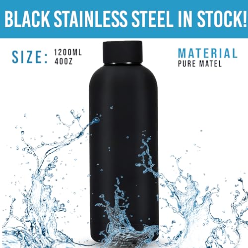 Stainless Steel Water Bottle for Adults and Kids 500ML water bottle insulated 16 OZ Insulated Water Flask Double Wall Water Vacuum Flask Thermos Flask for Hot & Cold Water Sports