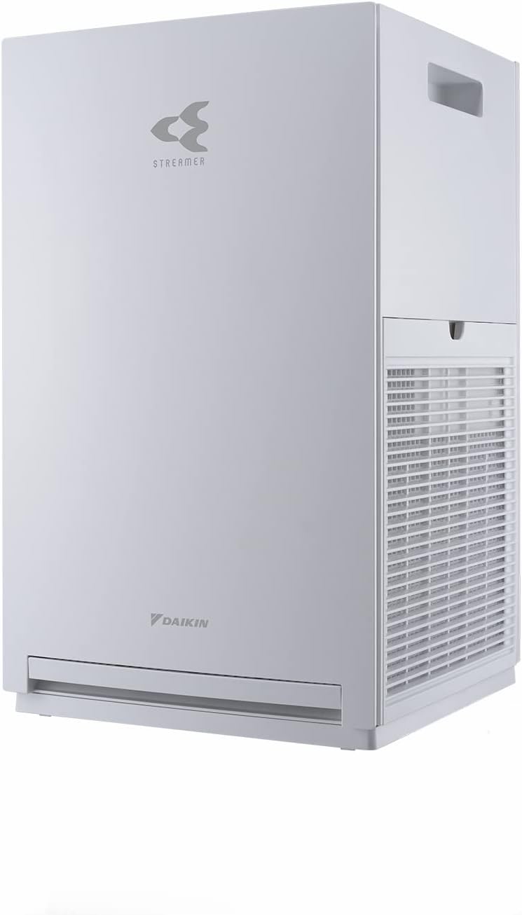 Daikin MC55VB Air Purifier with 10 Years Life Electrostatic HEPA Filter Lifetime Odor Filter Up to 82m² Coverage Patented Streamer Technology for Allergens Quiet 99.9% Removal to PM1 Microns - For up to 46mÂ²