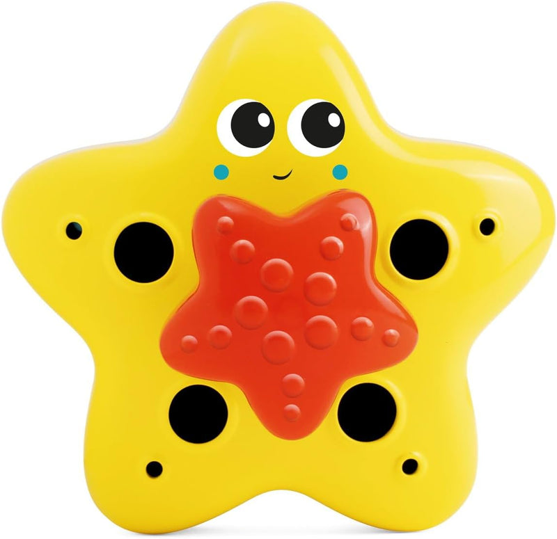 Chicco Spinning Starfish Floating Bath Toy for Kids Bath Spinner Floats in Water Entertaining Baby During Bathing, Lightweight and Easy to Grip 6-36 Months
