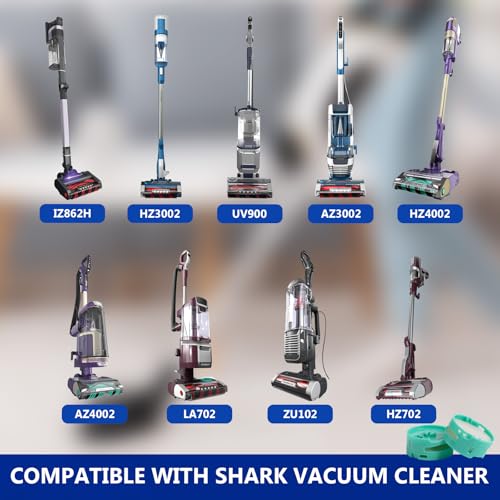 6 Packs Odor Neutralizer Cartridges Replacement Compatible with Shark AZ3000 AZ3002 HZ3000 HZ3002 IZ862H IZ562H ZD550 ZU102 Upright Vacuum, HP152 HP301 HP302 Air Purifier, Part# 1541FC3000