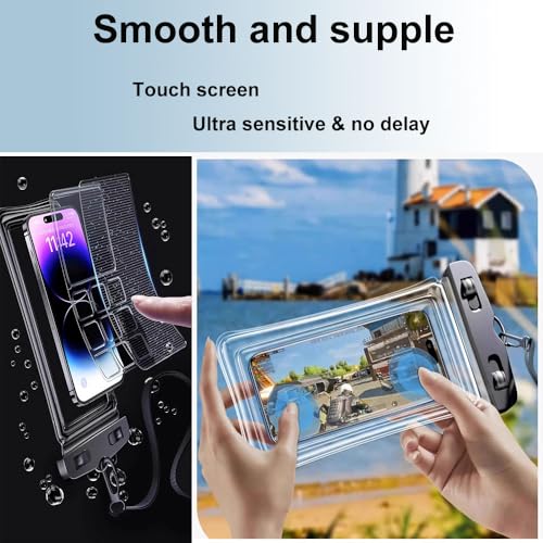 Fitto Universal Waterproof Mobile Phone Bag Case for Outdoor, Beach, Pool, Hiking, Travel ??Dry Bag for Smartphones
