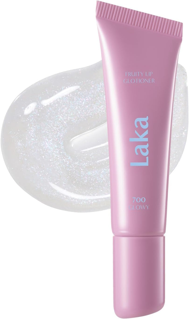 Fruity Lip Glotioner, 10ml/0.33 fl.oz, Lip Gloss with High Shine Vivid Colors, Jelly tip for Hygienic & Easy Application, Plumping Conditioner, Vegan, K-Beauty (705 Toasty) - #700 Glowy
