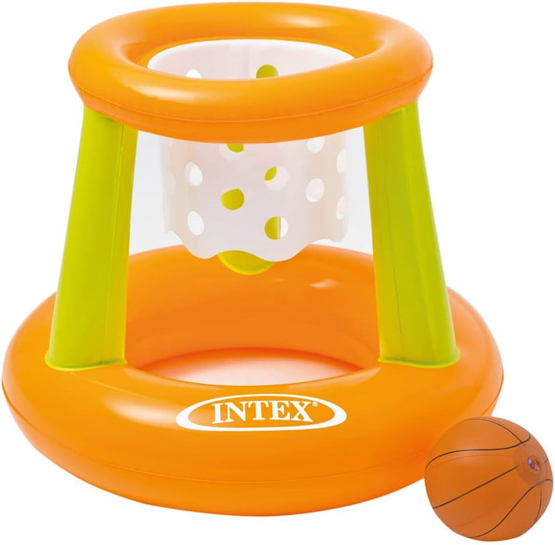 Intex Basket Swimming Floating Hoops Basketball Game, Multi-Colour, 58504 - 1 Pack