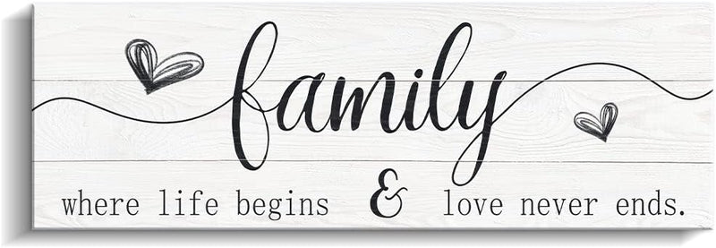 Kas Home Thankful Grateful Blessed Wall Decor Canvas Inspirational Quote Sign Farmhouse Rustic Wall Art Positive Word Hanging Decoration for Bedroom Living Room Kitchen Framed Plaque (10.6 x 13.7