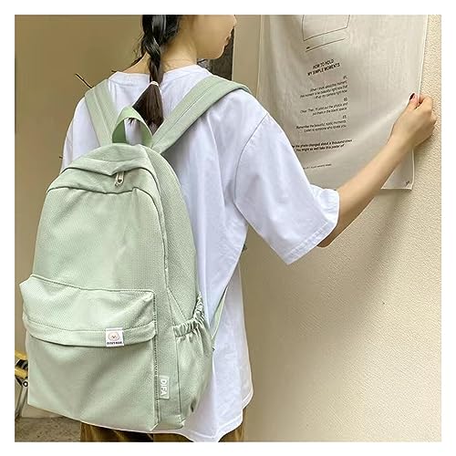 QBLIT Sage Green Backpack for School,Large-capacity Aesthetic Backpacks,Kawaii Backpack for Teen Girls (Color : Sage Green)