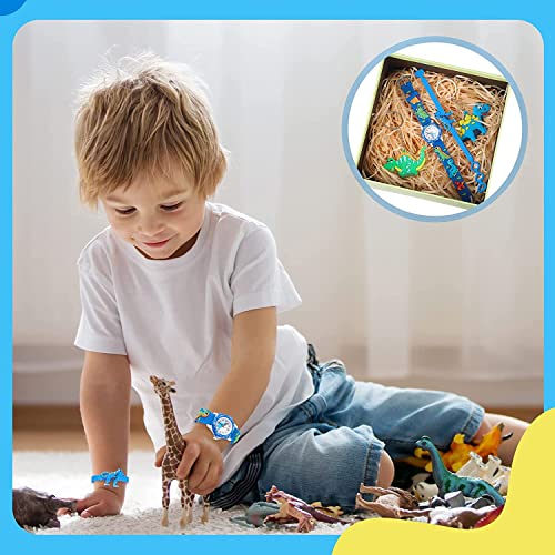 Excefore Kids Smart Watch, Including Dinosaur Keyring for Kids Dinosaur Gifts for Birthday Party Gift