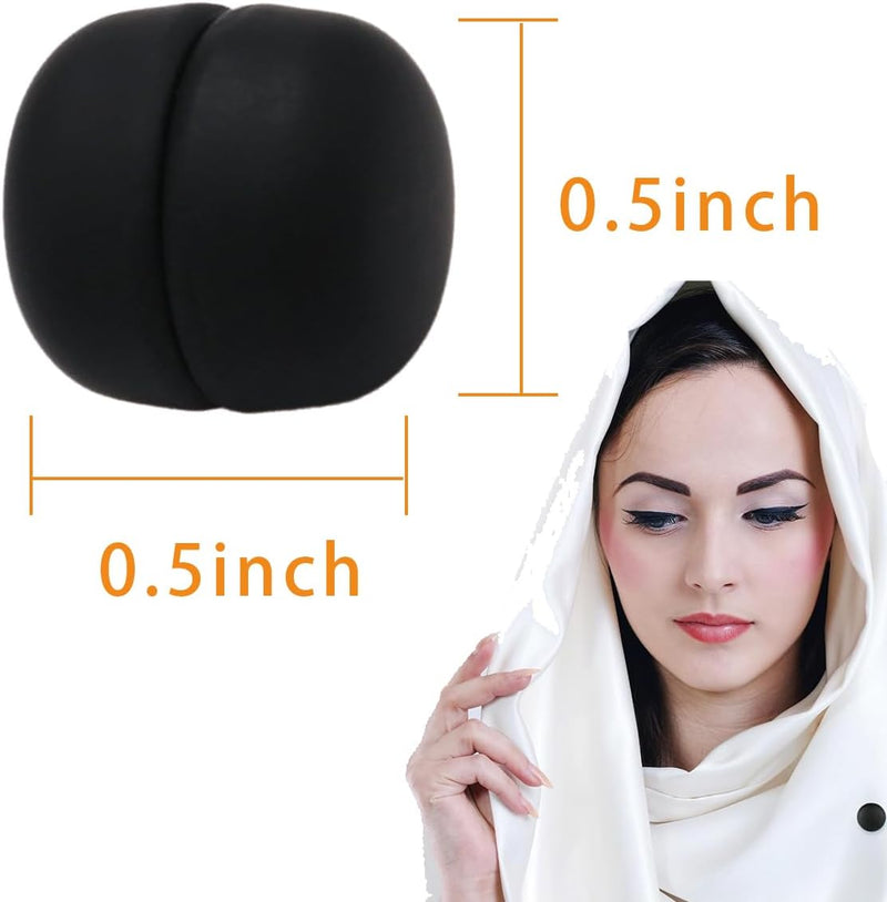 Haodlay 8 Pairs Premium Strong Hijab Magnetic Pins,No-Snag Hijab Pins for Muslin Women Strong Hijab Magnet Pins,Hijab Magnetic Pins for Scarf,Hijab Magnets