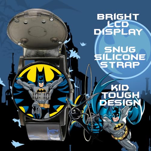 Accutime Kids Batman Digital Quartz Watch for Boys, Girls & Adults All Ages