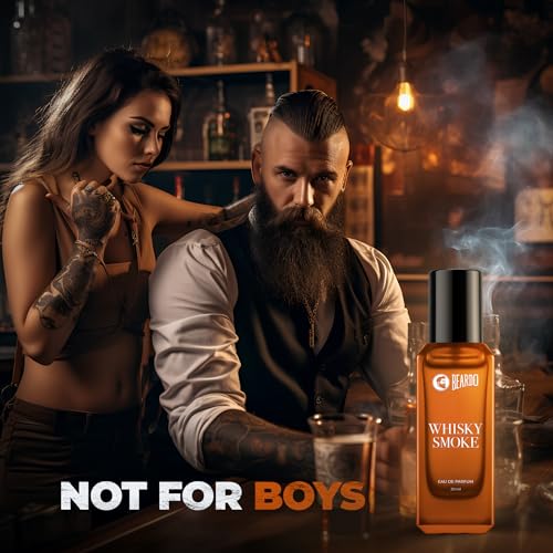 Beardo Perfumes Giftset For Men (Pack of 4 x 20ml) Whisky Smoke, GodFather, Mariner & Don Perfumes | Perfume for Men, Bold & Perfect for Everyday Wear | Long Lasting Fragrance | Gift for Men | Gift