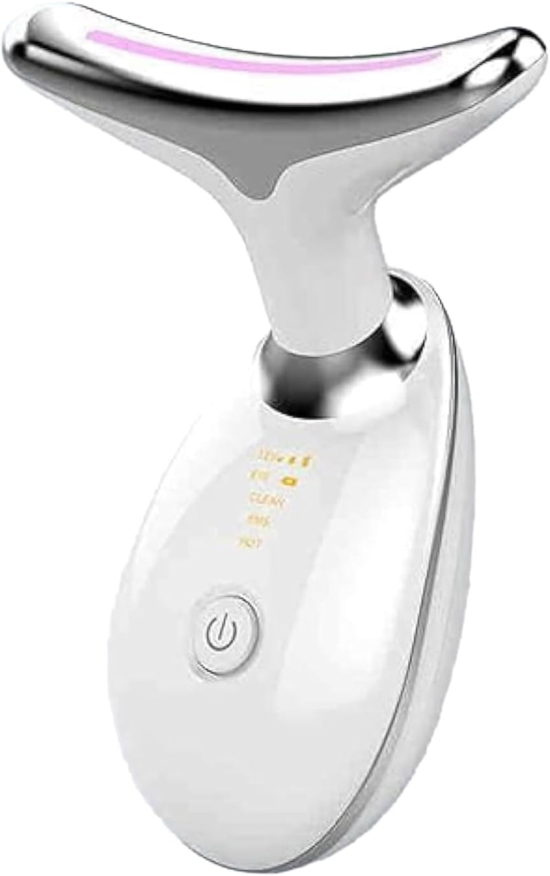 Anti-Wrinkle Neck Face Massager for Women, Men, White