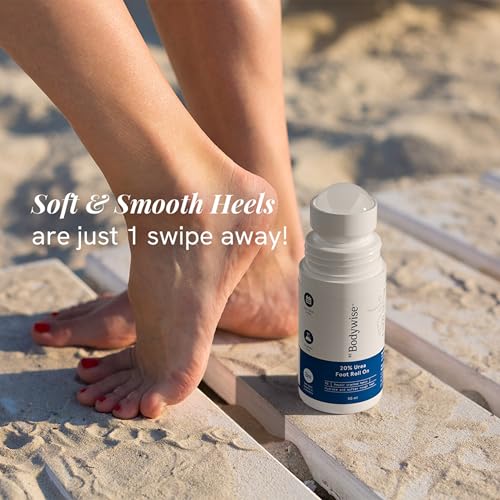 Be Bodywise 20% Urea Foot Cream Roll On | Repairs Dry & Cracked Heels | 2% Lactic Acid, Olive Oil & Vitamin E I Exfoliates & Softens Skin I Hydrates & Moisturises INo Irritation IAll Skin TypesI 50 ml