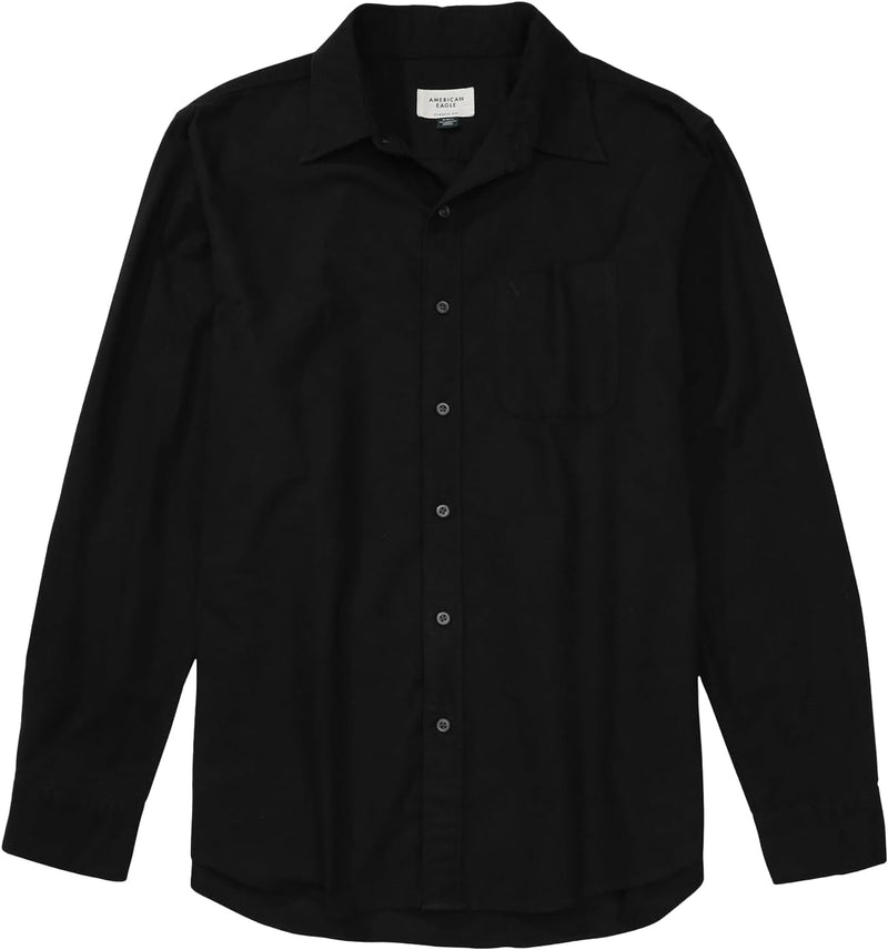 American Eagle Mens AE Everyday Oxford Button-Up Shirt Classic