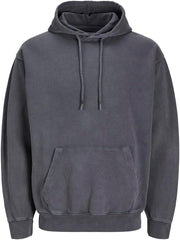 mens Jjecharge Faded Sweat Hood Noos Hooded Sweatshirt (pack of 1) - castlerock
