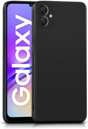 Zubitech Samsung Galaxy A06 Clear Transparent Case Soft Flexible Silicone Back Cover Anti Drop Shockproof Case with Reinforced edge Bumper Corner for Samsung Galaxy A06 (Clear) - Black