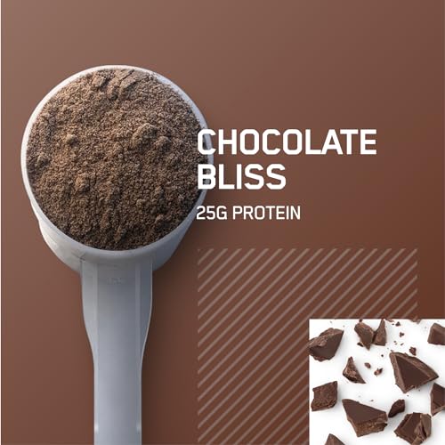 Optimum Nutrition (ON) Gold Standard 100% Isolate, 25 Grams of Protein, Hydrolyzed And Ultra-Filtered Whey Protein Isolate - Chocolate Bliss, 1.64 Lbs, 24 Servings (744 G)